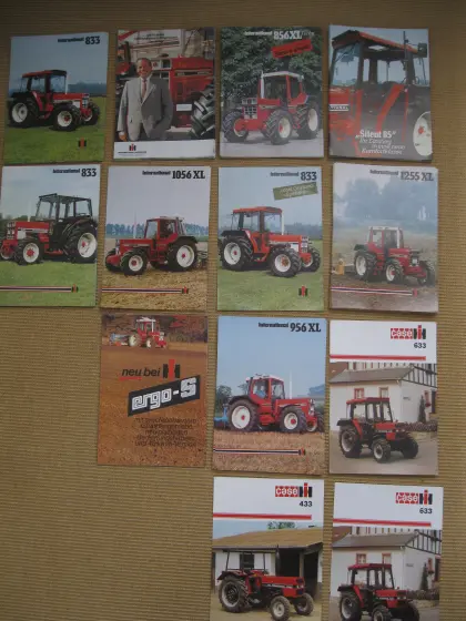 Prospekte, Datenblätter, Broschüren der Firma case iH, inter