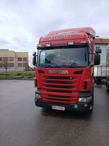 LKW Scania R 420, LB6x2, Tiertransporter