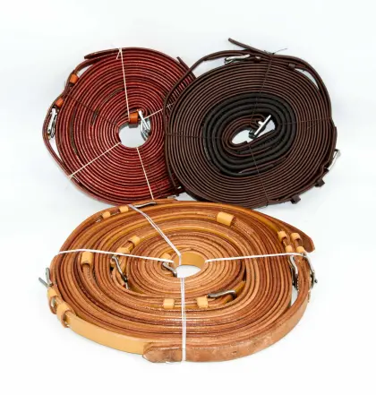 Fahrleinen für Ein- und Zweispänner Geschirre