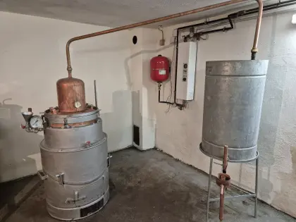 Schnapsbrennkessel mit Wasserbad 80 l