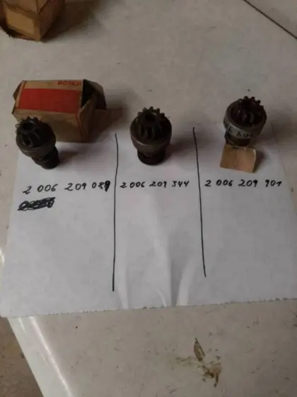 Anlasser Ritzel Getriebe Bosch