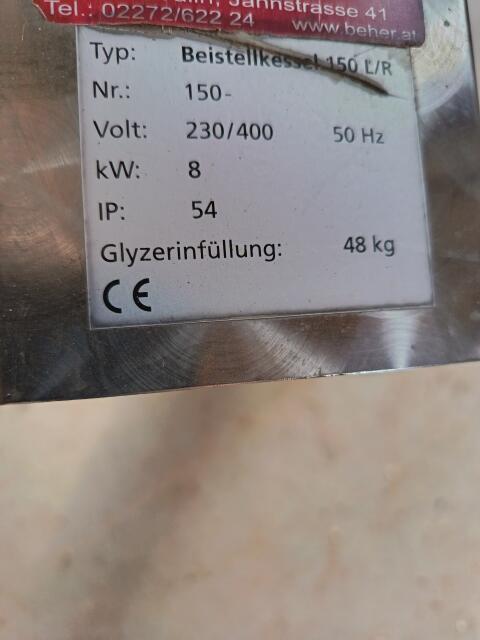 Glycerinkochkessel
