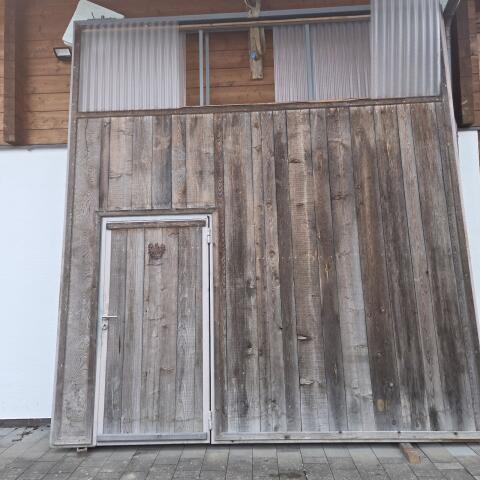 Schiebetor H 4,15 m B 3,76 m 2×