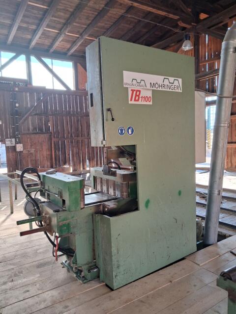 Blockbandsäge Braun-Canali / Möhringer TB 1100 Sägewerk