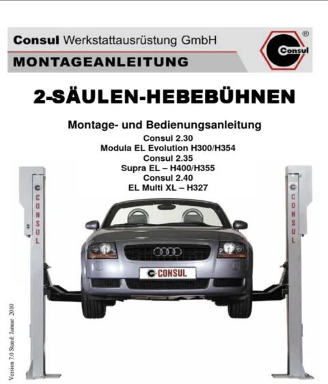 Spindel-Hebebühne CONSUL H400