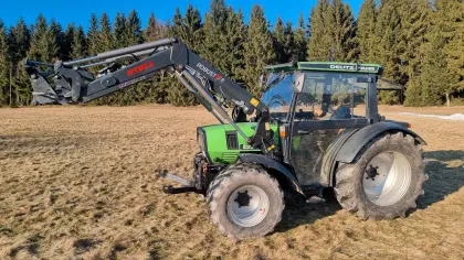Deutz DX 3.50 F mit Frontlader Stoll Robust F8