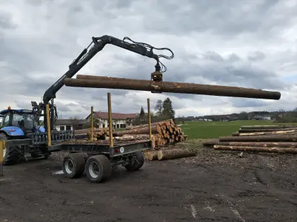 Rückewagen Holzwagen Kranwagen Kesla