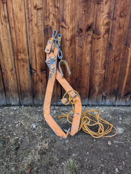 Baumzange Holzzange Greifzange für Frontlader