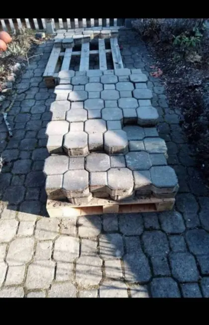 Verkaufe gebrauchte Pflastersteine