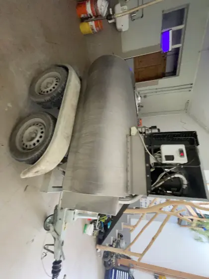 Milchtank Fahrbar