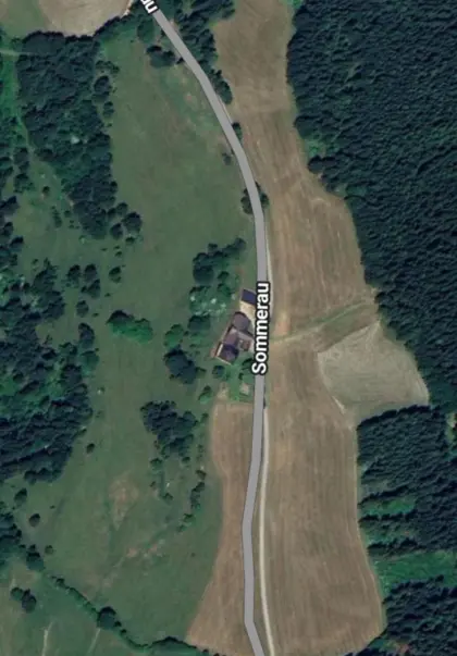 Futter von Naturschutzfläche