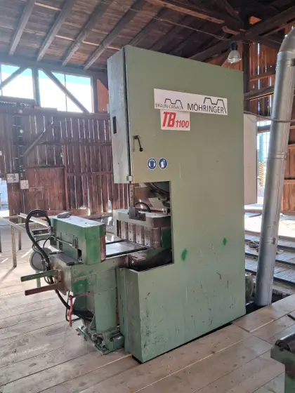 Blockbandsäge Braun-Canali / Möhringer TB 1100 Sägewerk