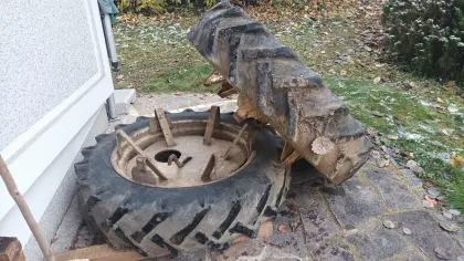 Zwillingsräder, verwendet bei Steyr 188