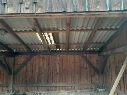 Bleichen Dachziegel, Welleternit, Altholz
