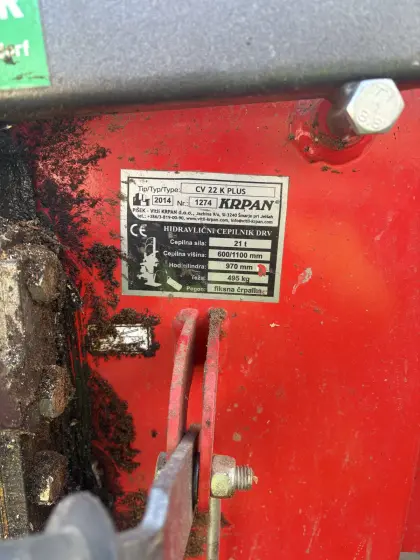 Krpan CV 22K Pro mit Seilwinde