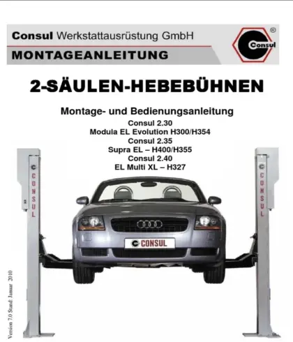 Spindel-Hebebühne CONSUL H400