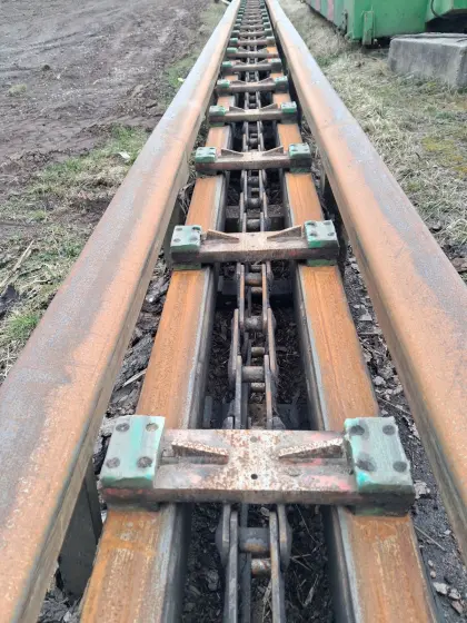 Längsförderer für Rundholz Sägewerk Stammzubringer