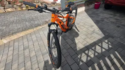 Fahrrad KTM-E-Mountainbike.