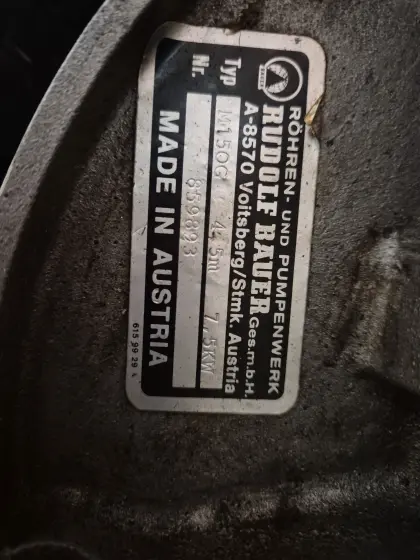 Bauer Güllequirl/Güllemixer M150G 7,5 kW 4,5 m Länge