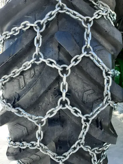 600/65-R38 Netzkette Schneeketten Forstketten 9 mm