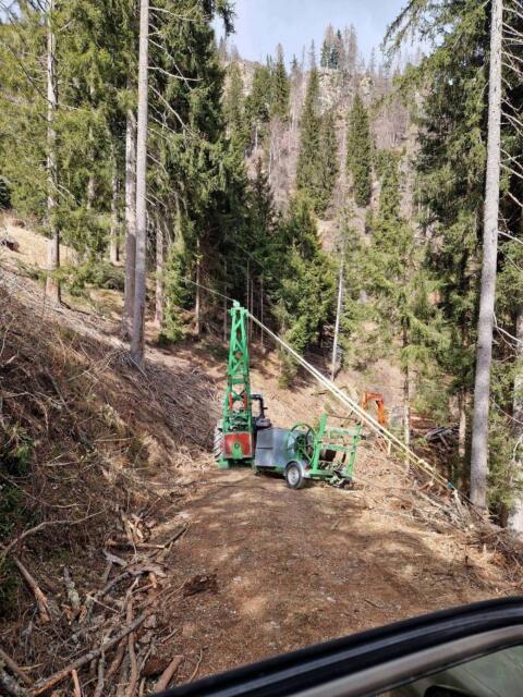 Seilbahn mit Koller SKA1 Laufwagen
