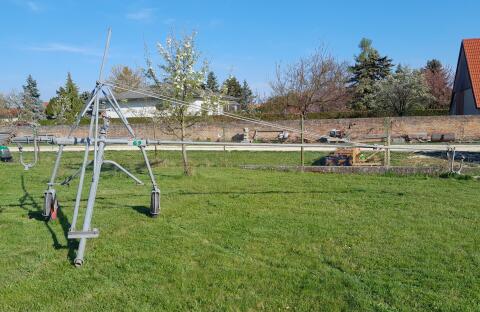 Bauer Auslegerstativ Beregnung