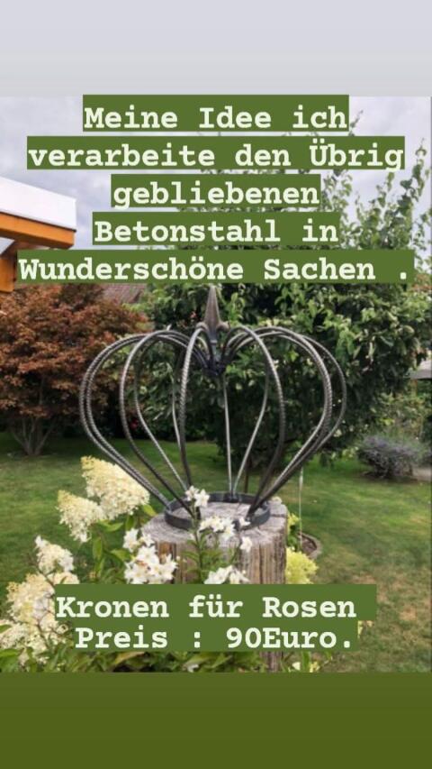Rosenkronen geschmiedet Schlosserei Kunst-Schmiede