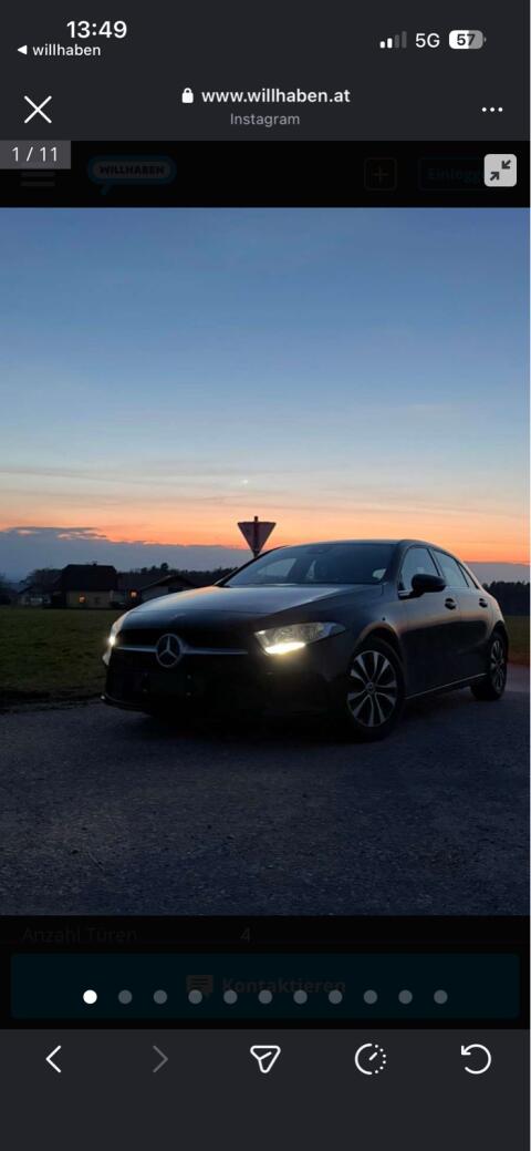 Gepflegter Mercedes A180d