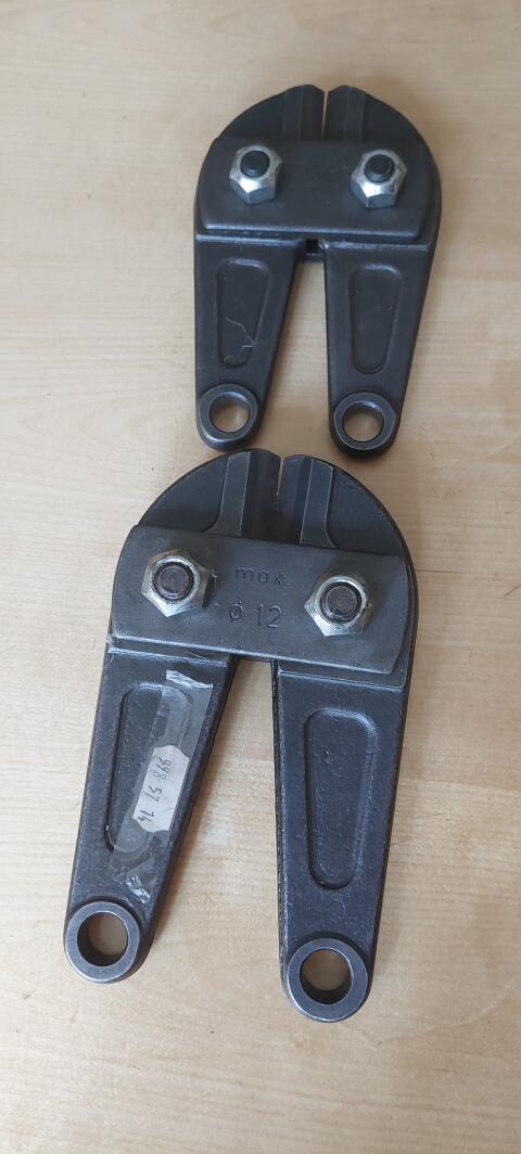 2 Stk. Stubai Bolzenschneider Ersatzkopf 630 und 780 mm