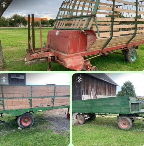 Anhänger und Ladewagen