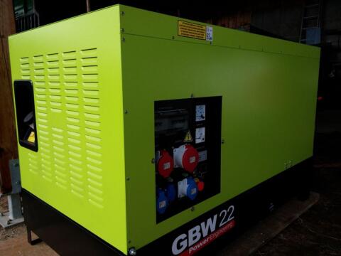 Pramac Notstromaggregat GBW 22 mit Schallschutzhaube
