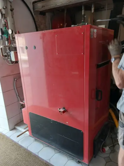 Heizkessel Hackschnitzel