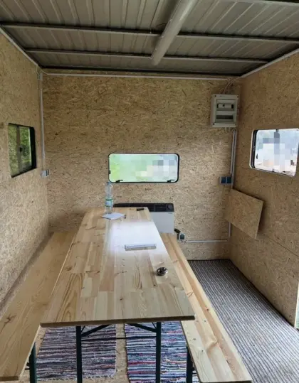 Bauwagen Jagdhütte Fischerhütte Bauhütte Container