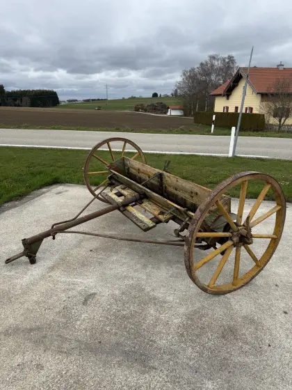 Amazone HDG Nr. 1 Walzendüngerstreuer – antik ca. 1920