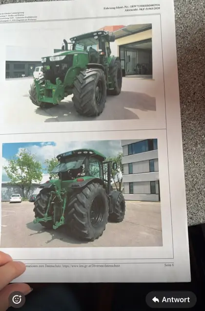 John Deere 7260R bj 2012