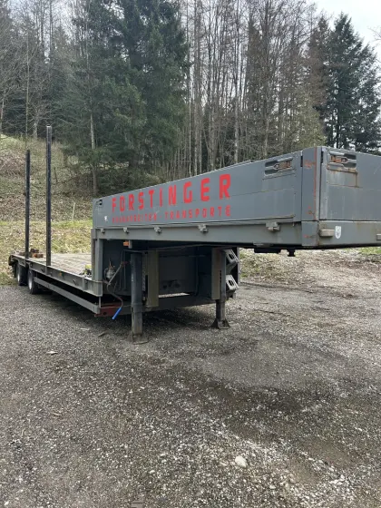 Tieflader Sattelauflieger 2-Achs Tieflader Gföllner