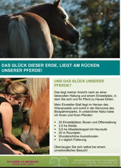 Einstellplätze frei