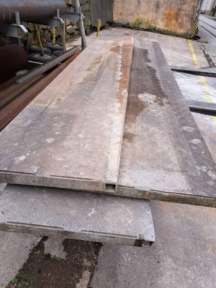 Rampe für Rasentraktor. (ALU)