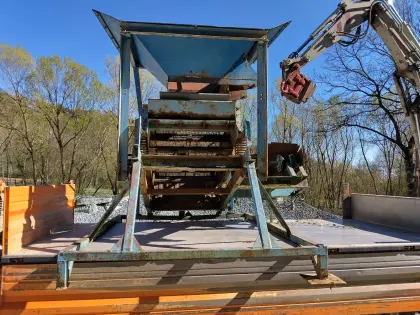 Siebanlage, Siebdeck