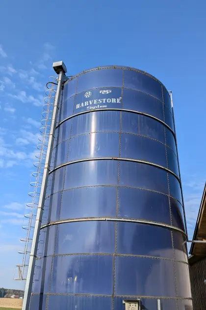 Harvestore-Futtersilo zum Selbstabbau