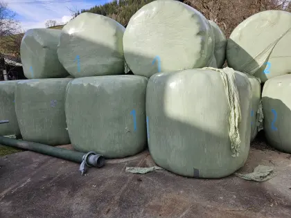 Siloballen 1., 2. Schnitt