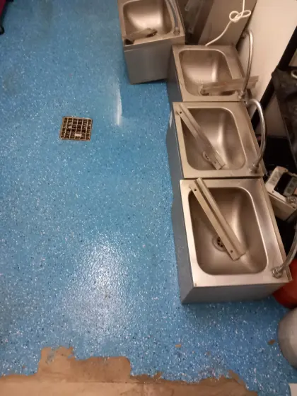 Verkaufe Edelstahl Waschbecken