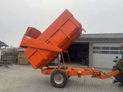 Rohr Muldenkipper 10 t Druckluft mechanische Rückwand