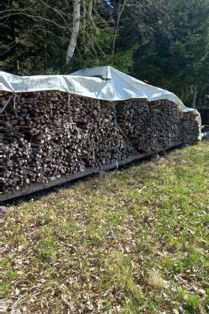 Astholz, Stiebel in Rundballen