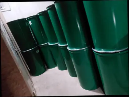 Fass Eisenfass Stahlfass 200 l, mit Deckel und Ring, sauber