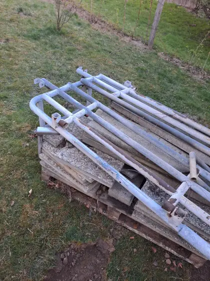 Eingangstor für Melkstand