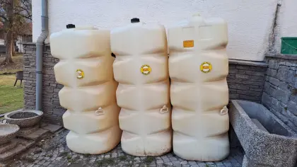 Öltanks zu verschenken