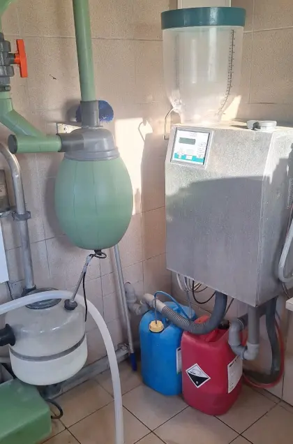 4er Fischgratmelkstand