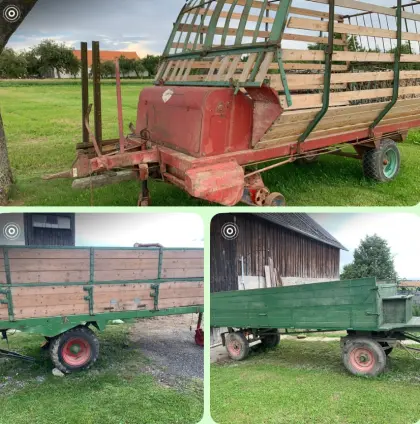 Anhänger und Ladewagen