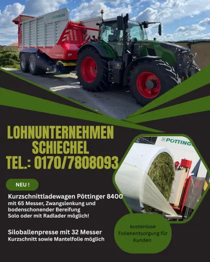 Grasernte mit Pöttinger Jumbo Ladewagen und 65 Messer